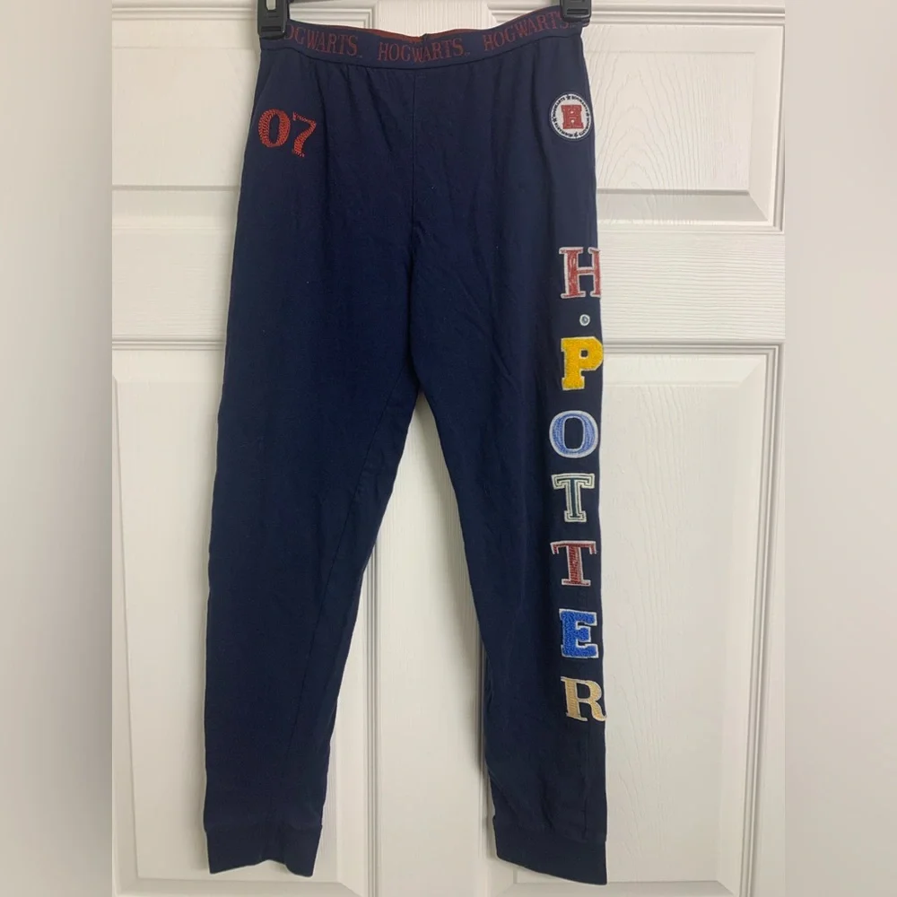 Harry Potter Hogwarts Quidditch Pajamas Set Boys 10-11‎ Years 100% Cotton